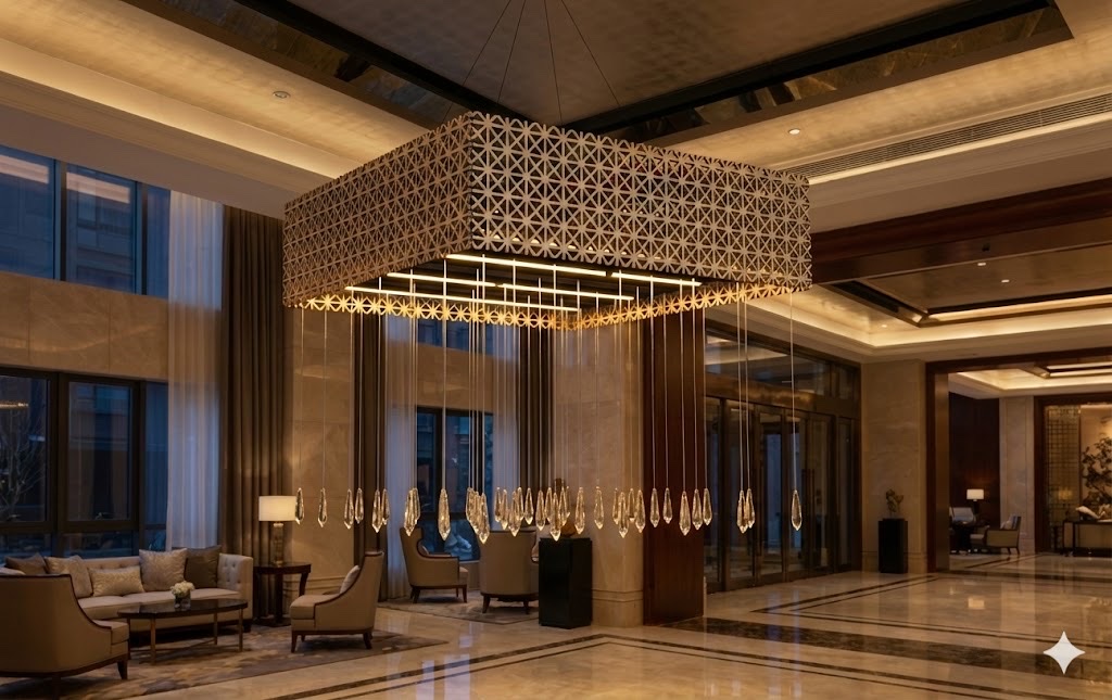 Kinetik Avize — Luxury Hotel Lobby